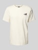 The North Face T-Shirt mit Label-Print Offwhite