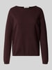 Marc O'Polo Regular Fit Strickpullover mit Schurwoll-Anteil Bordeaux