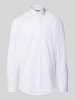 Christian Berg Men Regular Fit Business-Hemd mit Kentkragen Weiss