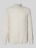 ARMANI EXCHANGE Regular Fit Freizeithemd aus Viskose mit Knopfleiste Offwhite