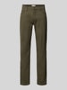 Brax Regular Fit Weite Hose aus Baumwoll-Mix mit Lyocell-Anteil Oliv