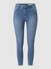 Review Skinny Fit Jeans mit Destroyed-Effekten Blau