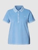 Gant Poloshirt mit kurzer Knopfleiste Modell 'Sunfaded' Hellblau