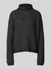 HUGO Strickpullover mit Stehkragen Modell 'Safineynny' Black