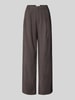 moves Wide Leg Stoffhose mit Eingrifftaschen Modell 'Nimma 1867' Anthrazit