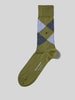 Burlington Socken mit Allover-Muster Modell 'MANCHESTER' Schilf