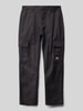 CHAMPION Regular Fit Cargohose mit Label-Patch Black