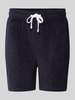 Strellson Sweatshorts mit Strukturmuster Modell 'Joseph' Dunkelblau