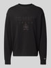 Tommy Jeans Sweatshirt mit Label-Stitching Black