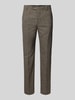 SELECTED HOMME Slim fit pantalon met wol, model 'REED' Middenbruin
