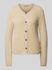 Smith and Soul Gebreide cardigan met ronde hals Beige