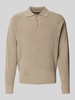 JAKE*S STUDIO MEN Strickpullover mit Strukturmuster Khaki