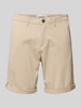 Jack & Jones Regular Fit Shorts mit Eingrifftaschen Modell 'BOWIE' Beige