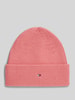 Tommy Hilfiger Muts van katoenmix met wol Oudroze