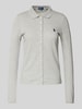 Polo Ralph Lauren Longsleeve mit Label-Stitching Hellgrau