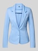 Soyaconcept Slim Fit Blazer mit Knopfverschluss Modell 'Daniela' Hellblau