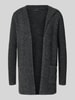 VERO MODA Regular Fit Cardigan mit Kapuze Modell 'DOFFY' Black