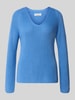 Marc O'Polo Regular Fit Strickpullover aus reiner Baumwolle  Hellblau