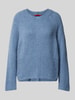 MAX&Co. Gebreide pullover met ronde hals, model 'JOSEF' Bleu