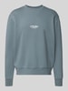 Jack & Jones Sweatshirt mit Label-Print Modell 'SOHO' Blau
