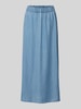 Only Długa spódnica z imitacji denimu model ‘PEMA VENEDIG’ Jeansowy niebieski