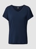 Soyaconcept T-Shirt mit Label-Detail Modell 'Marcia' Dunkelblau