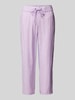 Toni Dress Spodnie materiałowe o skróconym kroju regular fit model ‘Pia’ Jasnofioletowy