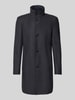 BOSS Slim Fit Wollmantel aus Woll-Mix Modell 'HYDE' Marine