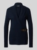 Lauren Ralph Lauren Strickjacke mit Reverskragen Modell 'DONATO' Marine