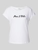 Marc O'Polo T-shirt met labelprint Wit