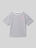 s.Oliver RED LABEL Boxy Fit T-Shirt aus Interlockjersey mit Printdetail Marine