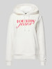 Tommy Jeans Regular Fit Hoodie mit Label-Print Offwhite