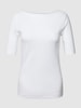 Esprit T-Shirt in unifarbenem Design Offwhite