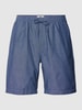 ANERKJENDT Shorts mit elastischem Bund Modell 'JAMES' Marine