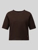 s.Oliver BLACK LABEL Regular Fit Pullover mit Woll-Anteil Dunkelbraun
