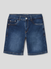 Tom Tailor Jeansshorts mit Label-Details Blau