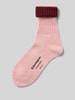 Burlington Wollsocken aus Schurwoll-Mix Modell 'PLYMOUTH' Rosa