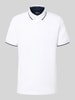 s.Oliver RED LABEL Regular Fit Poloshirt aus Baumwoll-Mix Weiss