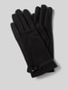 EEM Regular Fit Handschuhe mit Zierschleife Black