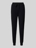 Christian Berg Woman Regular Fit Sweatpants mit elastischem Bund Black