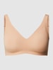 Sloggi Bralette met haakjessluiting, model 'ZERO FEEL 2.0' Beige