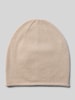 Christian Berg Woman Kasjmiermuts met rolzoom Beige
