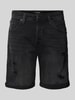 Jack & Jones Regular Fit Jeansshorts im 5-Pocket-Design Modell 'RICK' Black