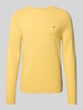 Tommy Hilfiger Regular Fit Strickpullover aus feinster Wolle  GELB