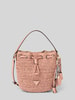 GUESS Handtas in vlechtlook model 'Ofelia' Roze