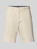 Tommy Hilfiger Szorty chinosy o kroju relaxed fit z mieszanki bawełny i elastanu Écru