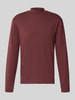 DRYKORN Longsleeve mit Stehkragen Modell 'MORITZO' Bordeaux