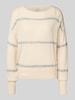 Brax Strickpullover mit Label-Detail Modell 'LISA' Offwhite