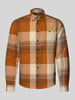 Blend Regular fit vrijetijdsoverhemd met button-downkraag, model 'Dac’ Cognac