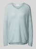 Vero Moda Kaschmirpullover mit V-Ausschnitt Eisblau